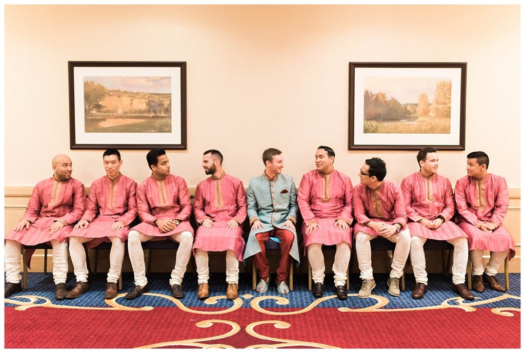 Indian groomsmen