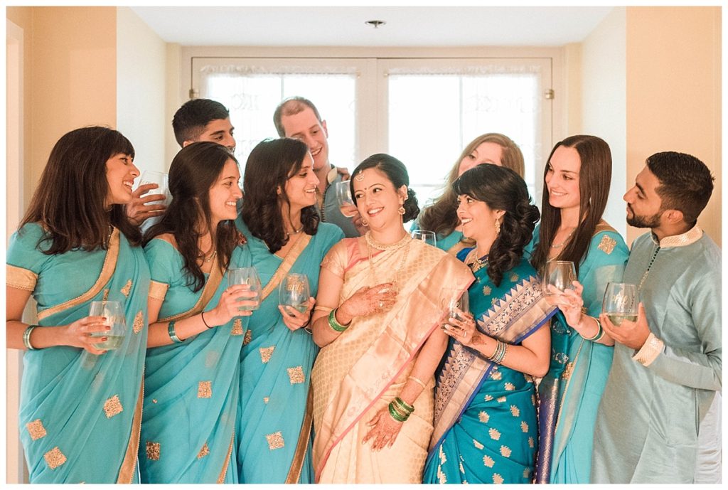 Indian bridesmaids