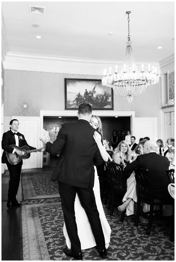 first dance in long room at mccrady's tavern in charleston