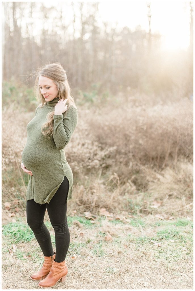 pregnant woman coker arboretum