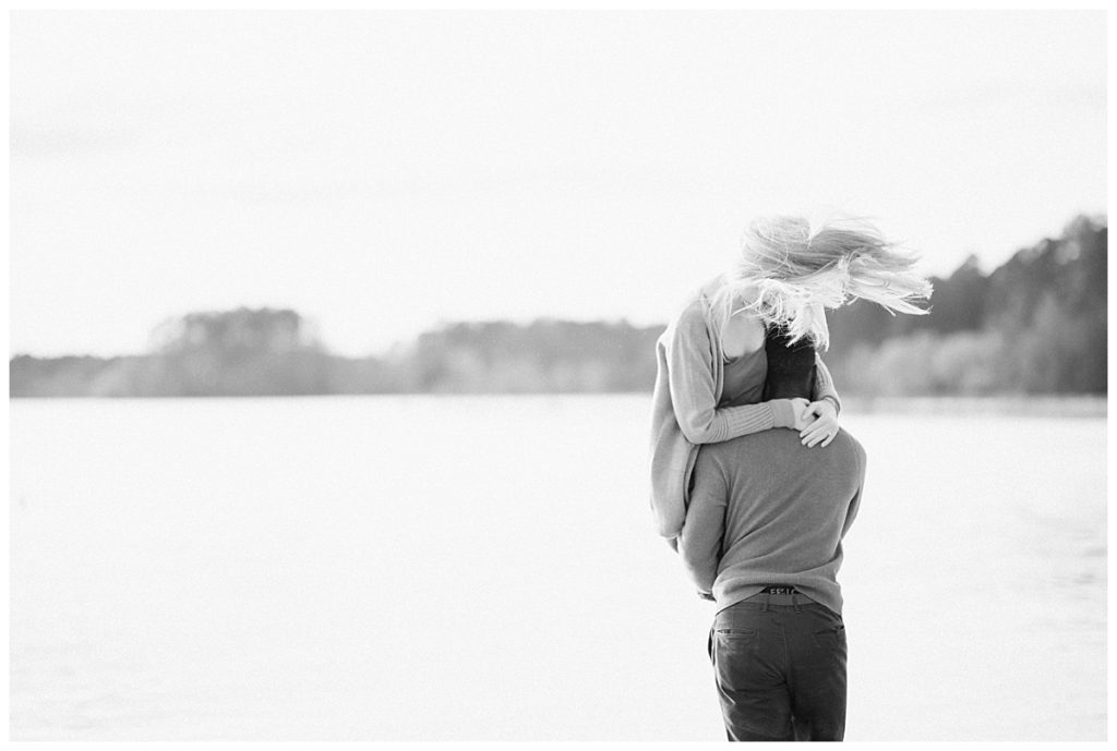 raleigh engagement photography lake crabtree