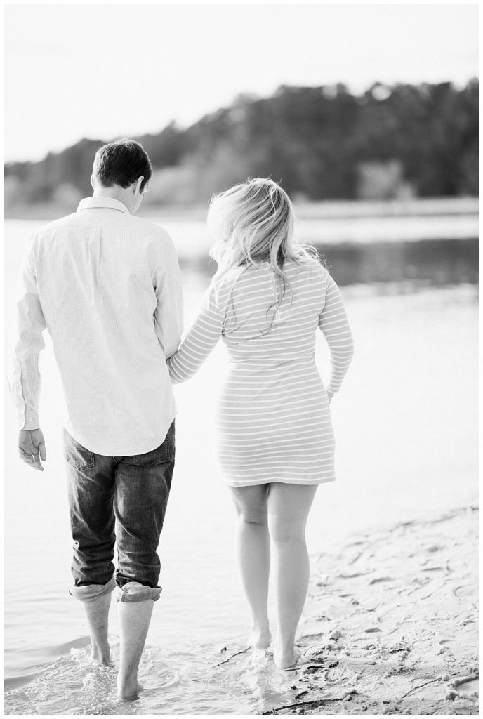 raleigh engagement photography lake crabtree