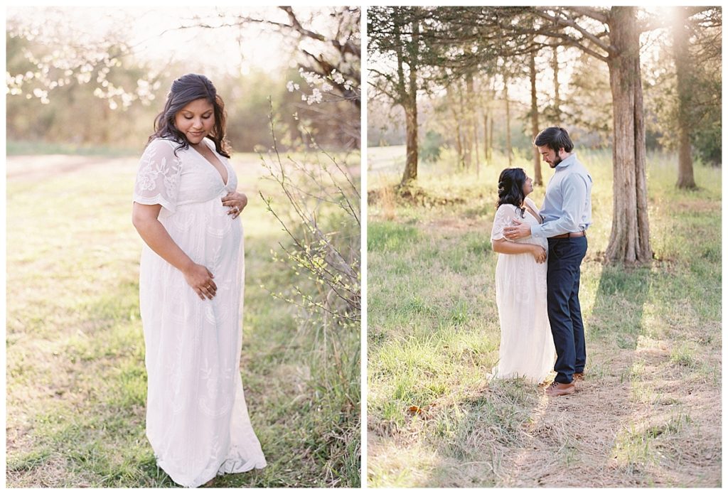 maternity session at the foundry