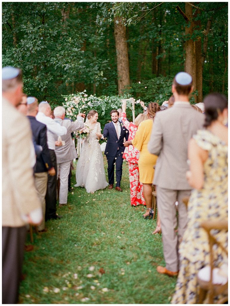The Meadows Raleigh NC wedding ceremony