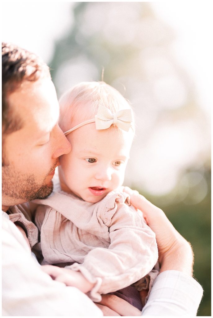 golden hour family session in raleigh nc