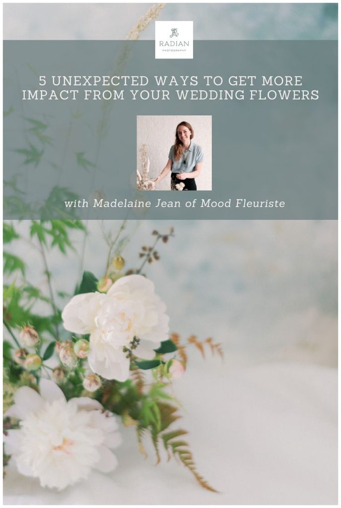 Get more impact from your wedding flowers
