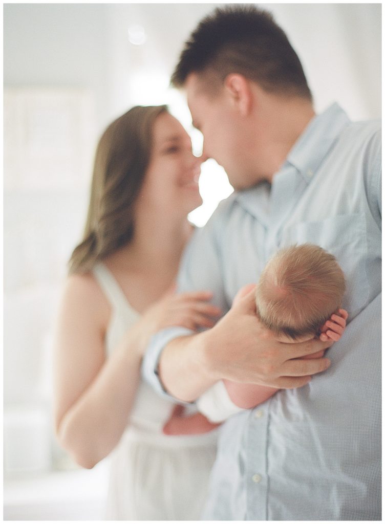 parents with new baby