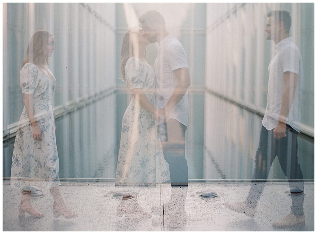 NCMA reflecting pool engagement