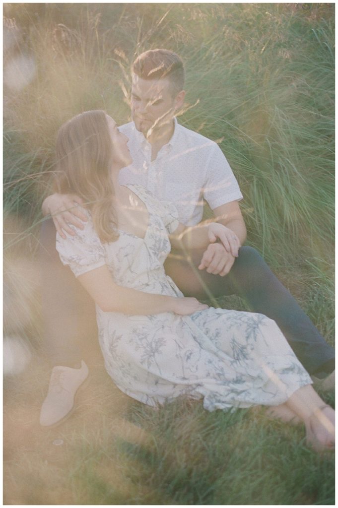 double exposure engagement session