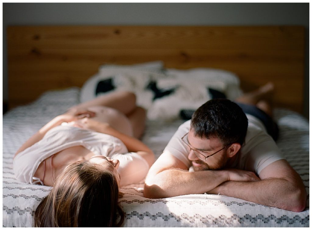 in home maternity photoshoot