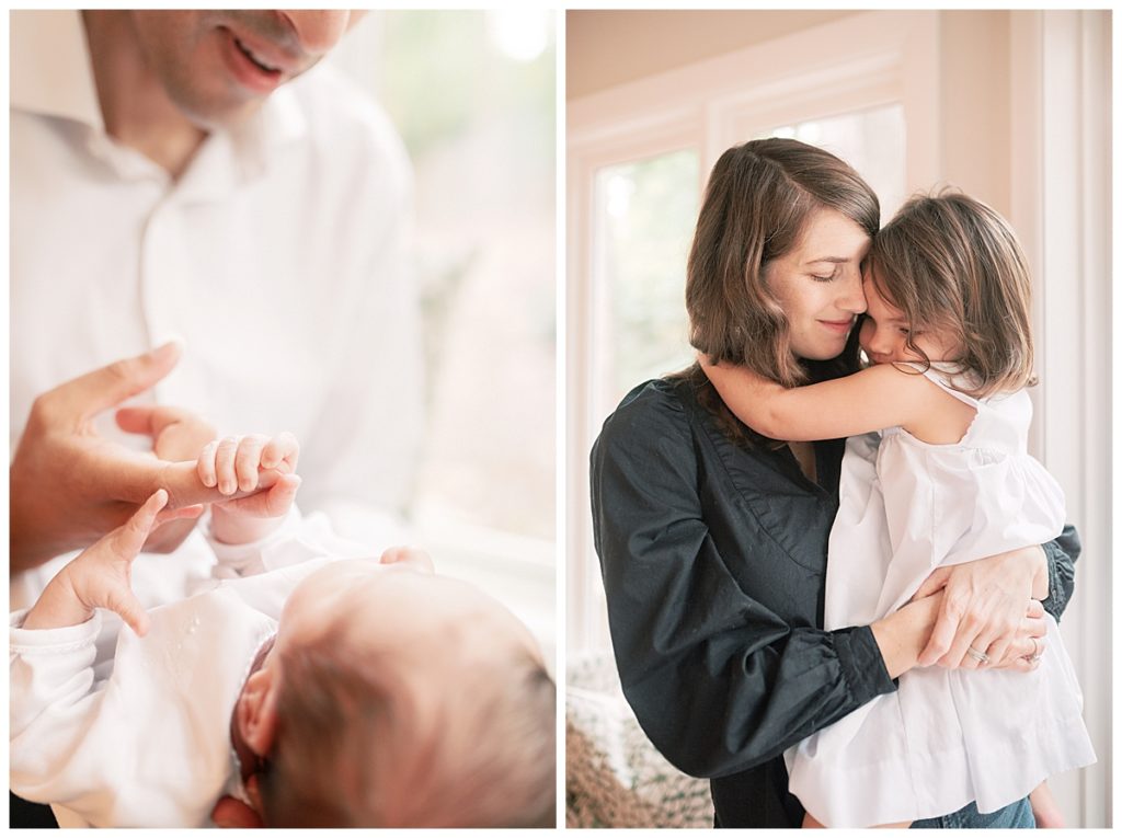 Durham Newborn Family Session At Home