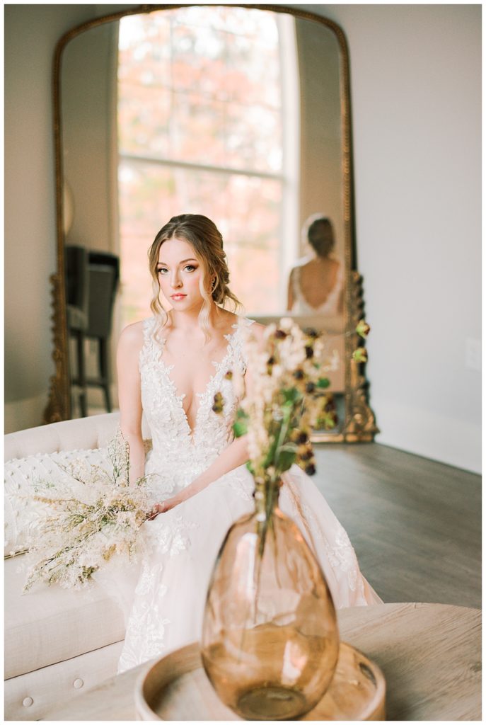Bride Getting Ready at Carolina Grove | Hillsborough, NC Wedding Venue