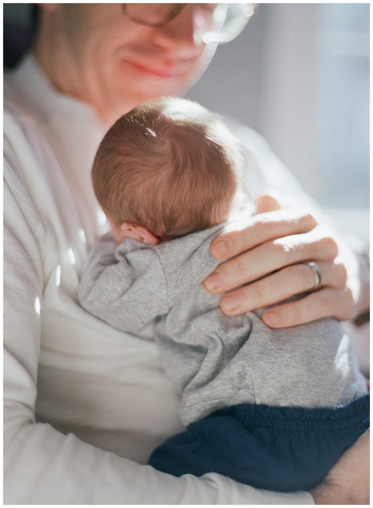 Durham Newborn Photographer | Family Session on Film