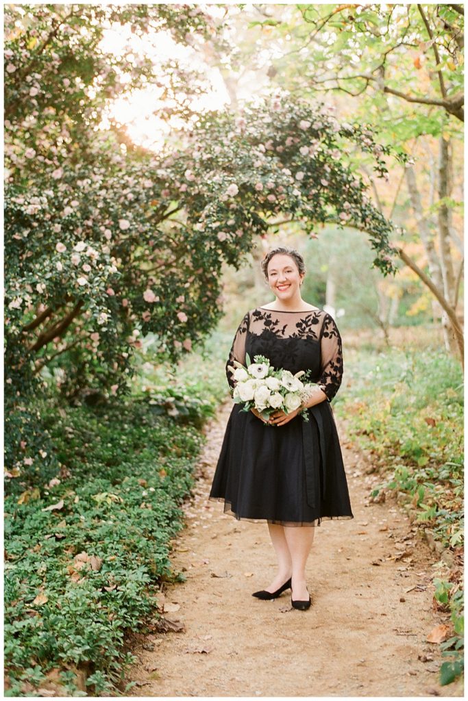 UNC Chapel Hill Wedding Portraits | Coker Arboretum