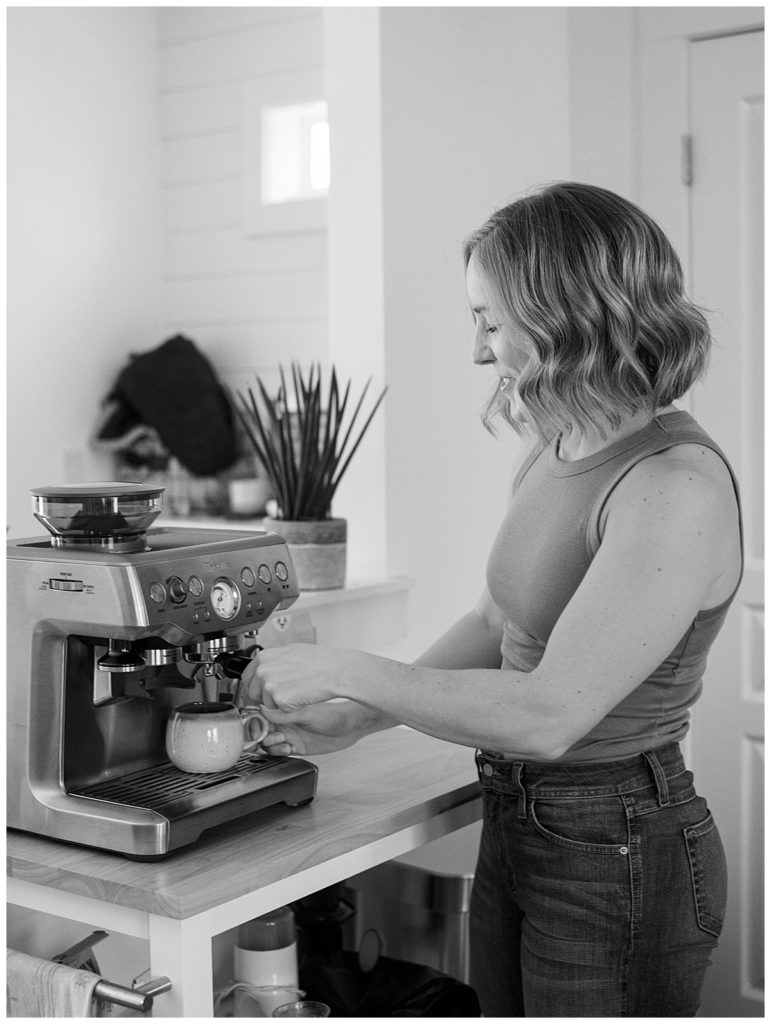 Health Coach Making Espresso