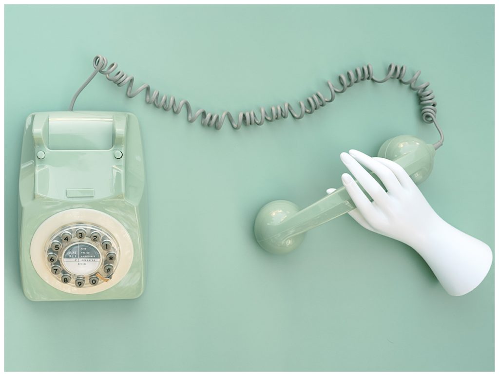 Rotary telephone stock imagery