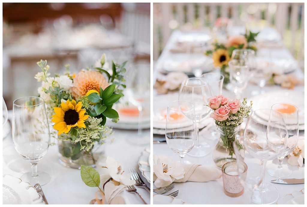 Intimate reception gathering