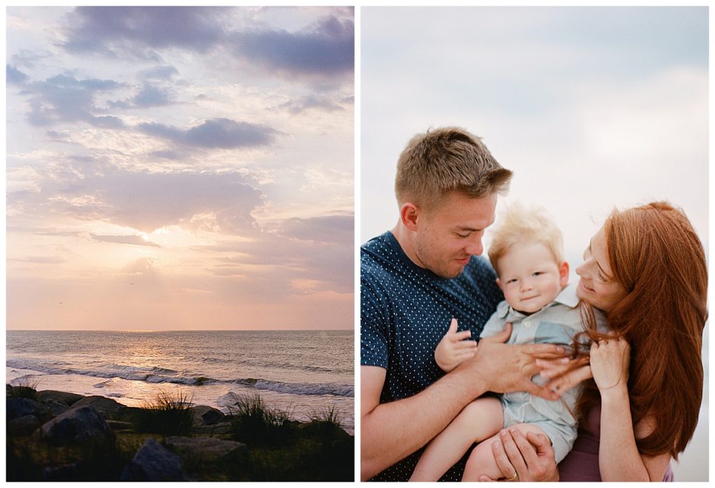 Sunrise beach family session