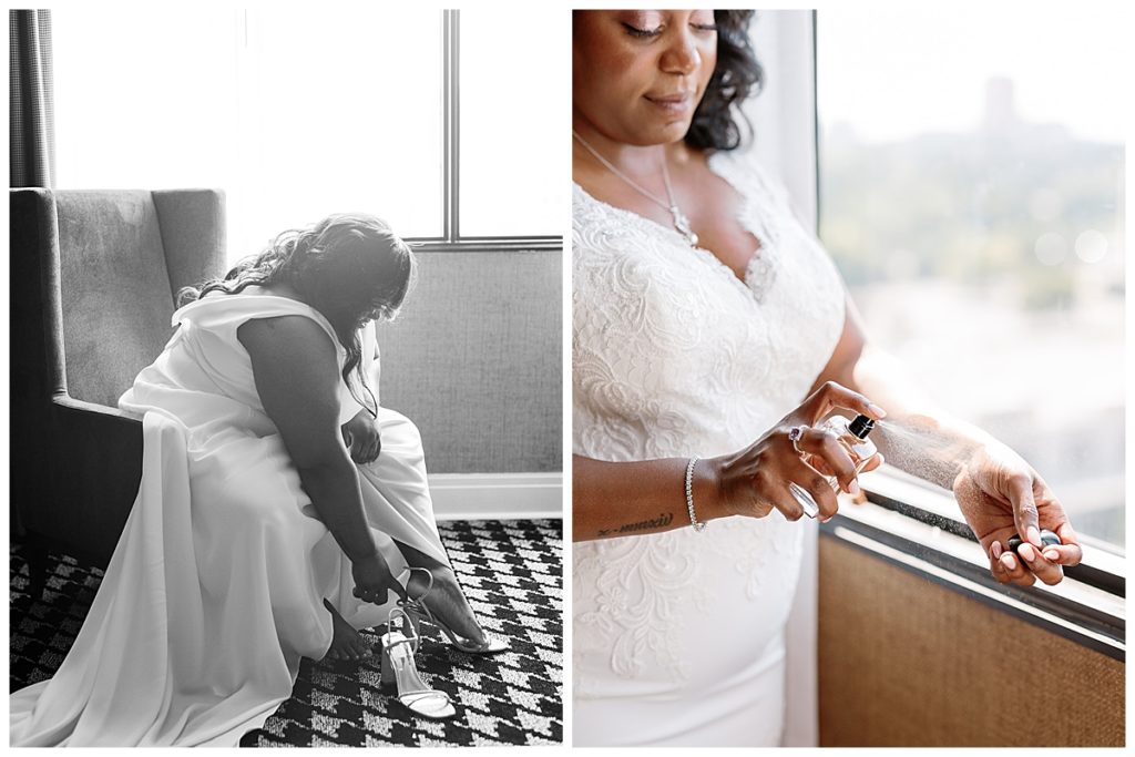 Brides get ready for their wedding day
