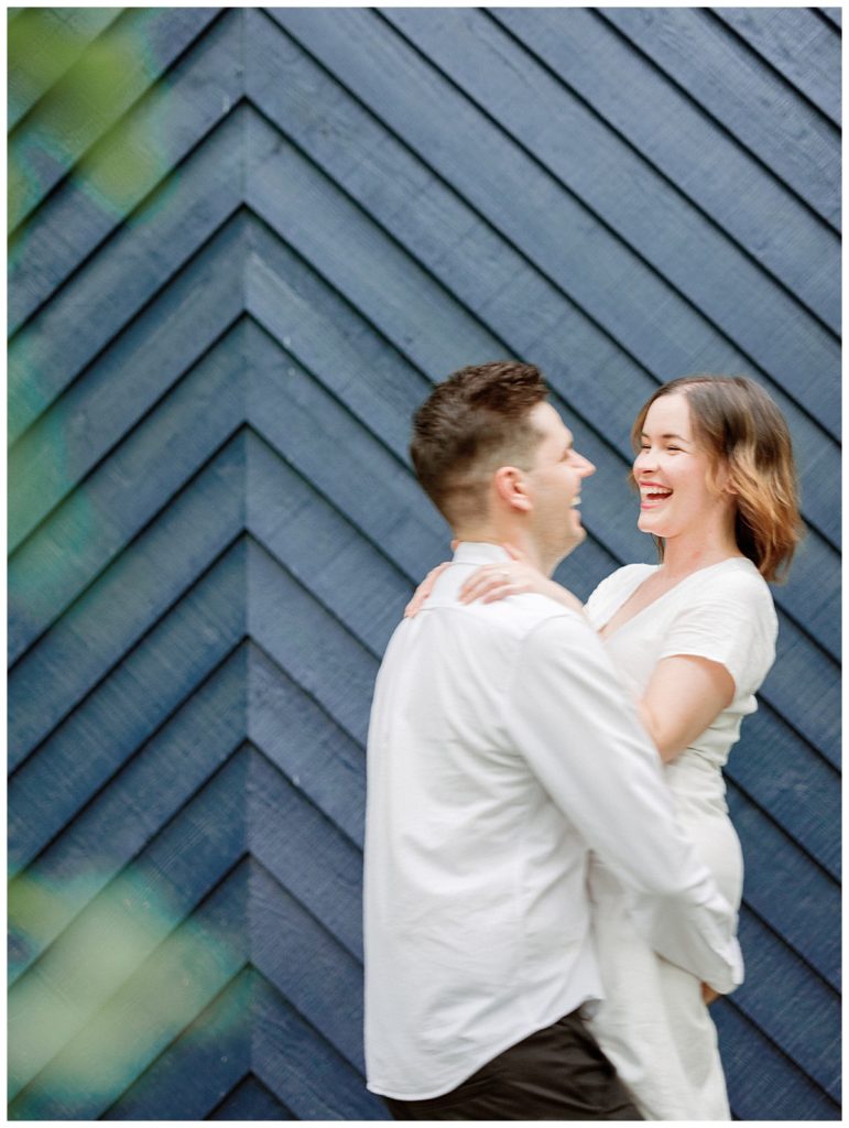 engagement session at home