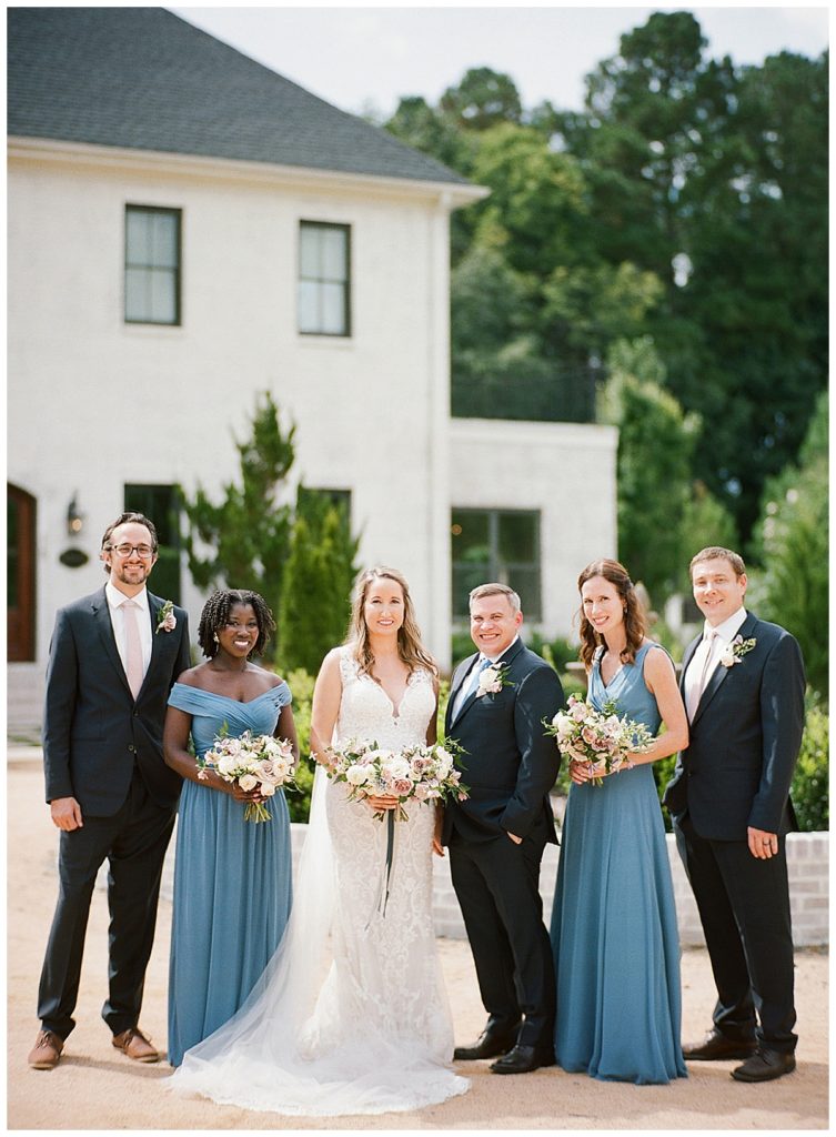 wedding party at the bradford