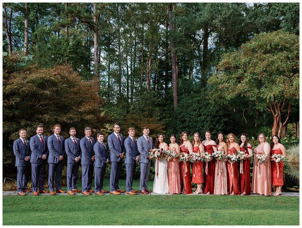 wedding party photo