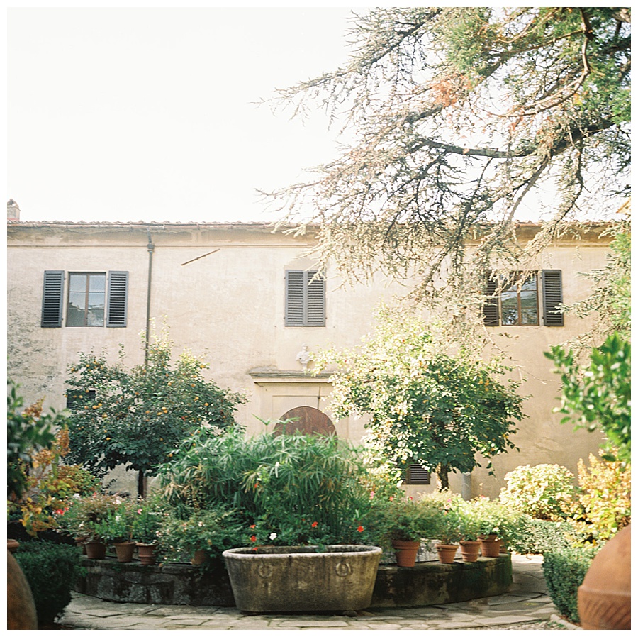 The gardens at Villa Medicea di Lilliano